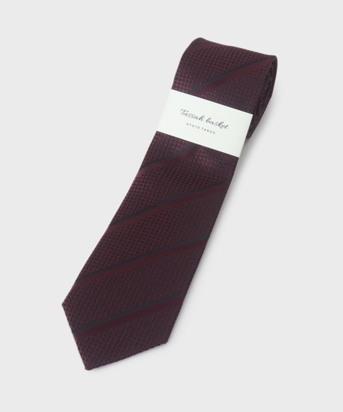 TAKEO KIKUCHI（タケオキクチ） ネクタイ 「京都丹後」タッサー