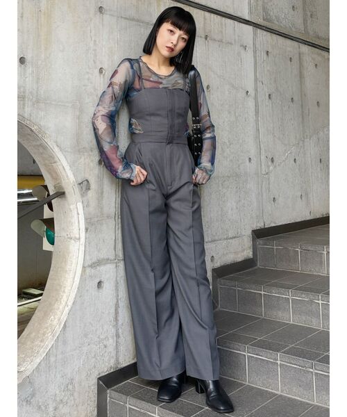 【m.u japoness】 オールインワンロンパース m.u japoness】 オールインワンロンパース 美品