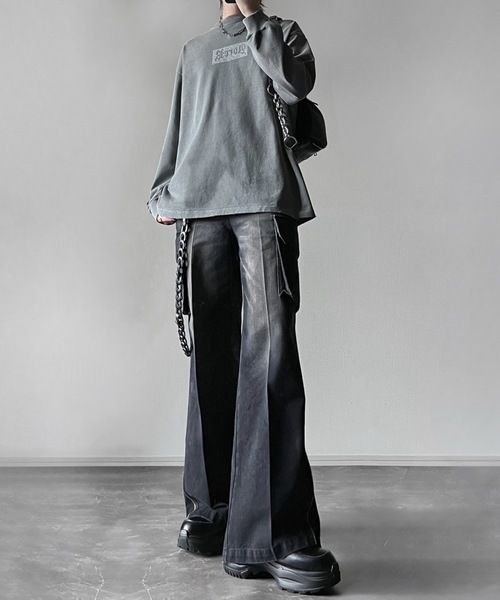 tシャツ 「labdip」HEAVY WEIGHT VINTAGE TEE レディース メンズ ADRER tシャツ VINTAGE MAKE HEAVY WEIGHT PIGMENT LONG T