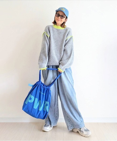 定価以下♡yori2024 シャーベットニットノースリーブ　タグ付き シャーベットニットノースリーブ | mark down| yori