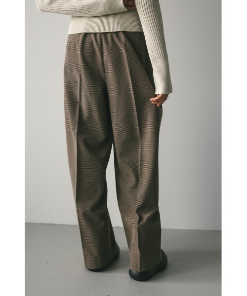 STYLEMIXER（スタイルミキサー） パンツ グレンチェックワイドパンツ