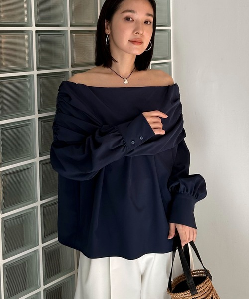 DOUX ARCHIVES（ドゥアルシーヴ） ブラウス シャツ オフショル2way