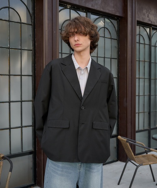 Regen Glanz テーラードジャケット ブラック　M Regen Glanz ジャケット テーラードジャケット tailored jacket