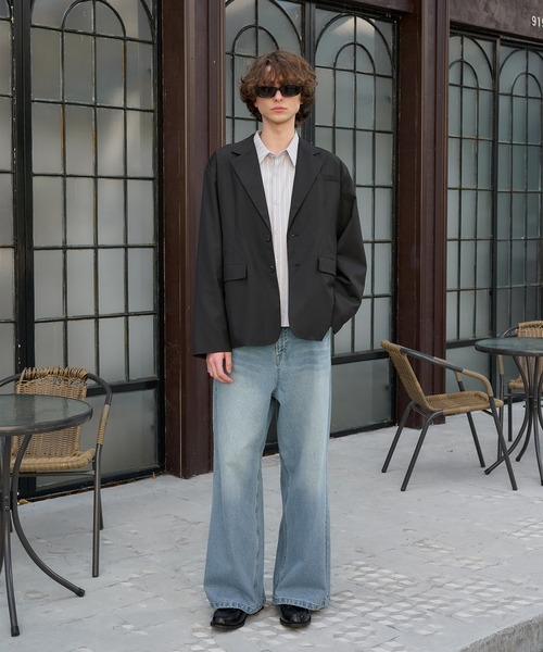 Regen Glanz テーラードジャケット ブラック　M Regen Glanz ジャケット テーラードジャケット tailored jacket