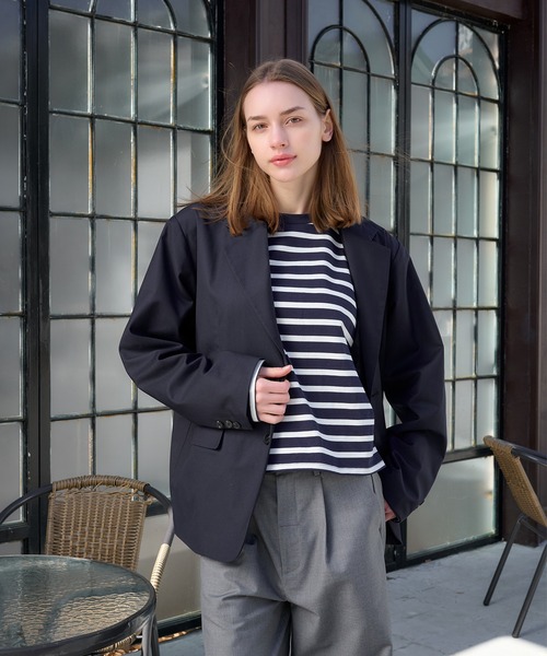 Regen Glanz テーラードジャケット ブラック　M Regen Glanz ジャケット テーラードジャケット tailored jacket