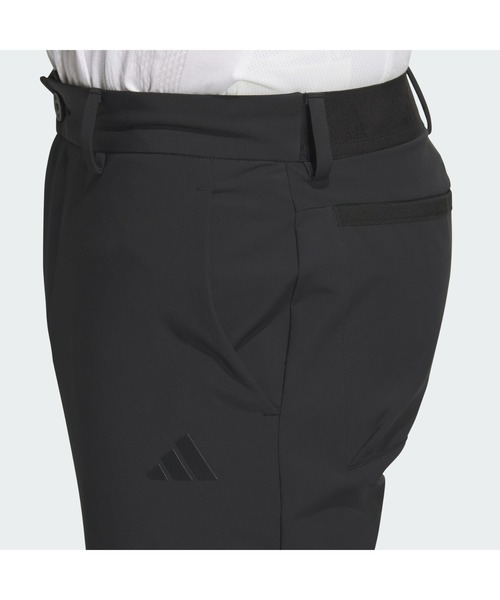 【79】春夏 アディダス ゴルフ STRETCH エンボスプリント パンツ 黒 adidas パンツ ビヨンド ザ コース EX-Stretch active 撥水