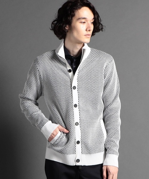 MONSIEUR NICOLE（ムッシュニコル） セーター ニット ジオメトリック