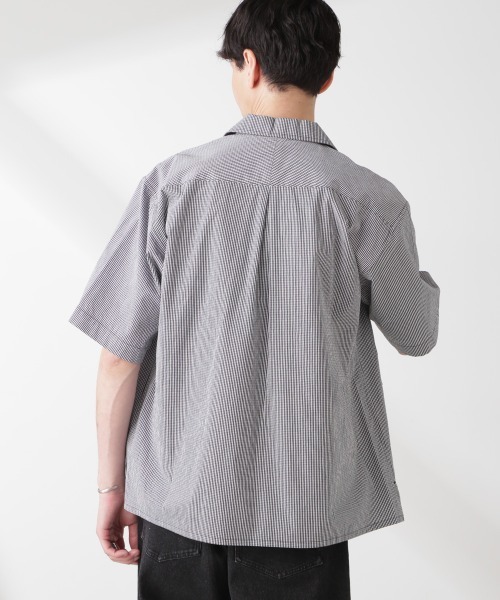 ギンガムチェック シャツ 半袖（色：レッド系）の商品一覧 通販