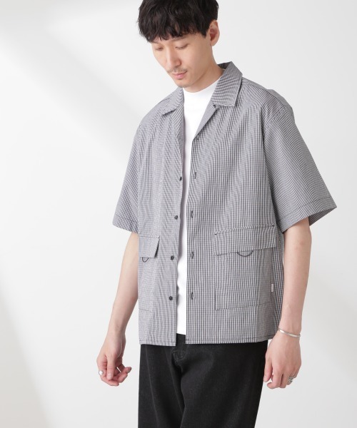ギンガムチェック シャツ 半袖（色：レッド系）の商品一覧 通販