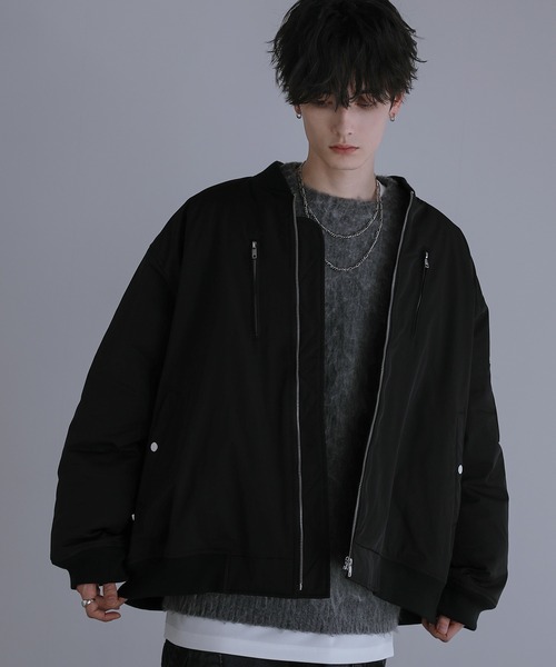 「LILL」 ブルゾン L ブラック メンズ_画像5