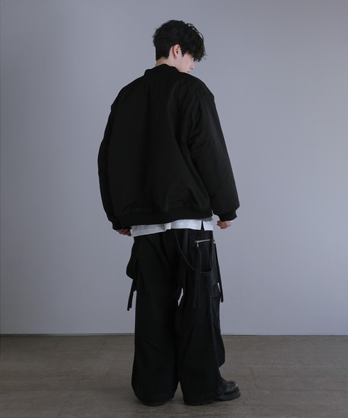 「LILL」 ブルゾン L ブラック メンズ_画像8