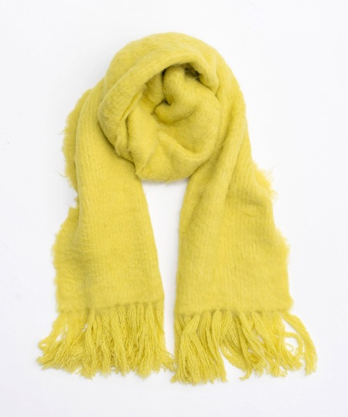 MAISON SPECIAL（メゾンスペシャル） マフラー FREE イエロー