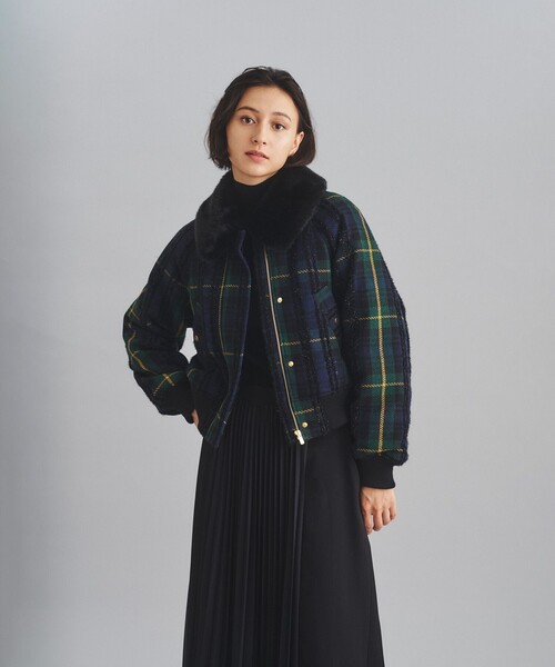 GRACE CONTINENTAL（グレースコンチネンタル） ブルゾン 36 ネイビー