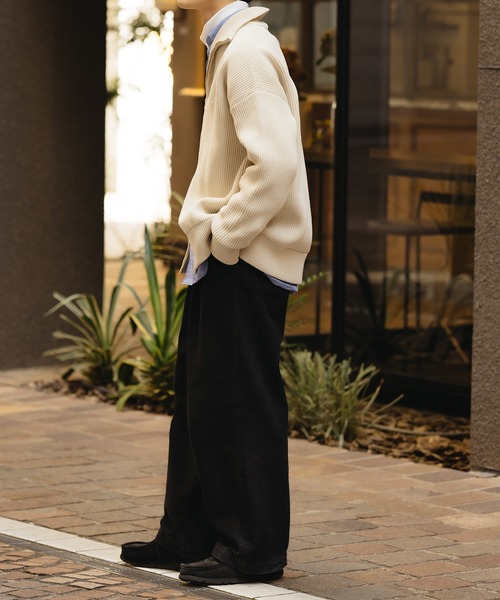 epnok ニットカーディガン LARGE アイボリー メンズ : ZOZOTOWN Yahoo