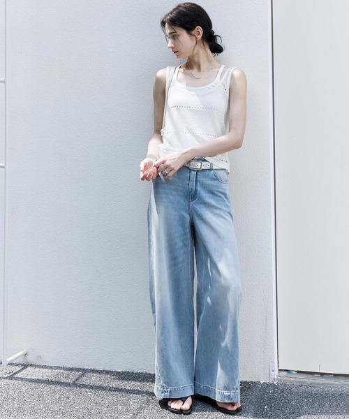 tageechita ワイドパンツ ジーンズ デニム デニムパンツ 「tageechita