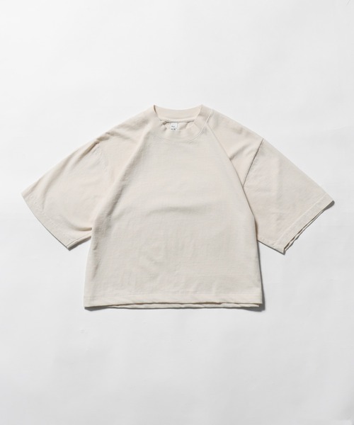 tシャツ LOS ANGELES APPAREL/ロサンゼルスアパレル 6.5OZ GARMENT DYE CREW NECK CROPPED TEE