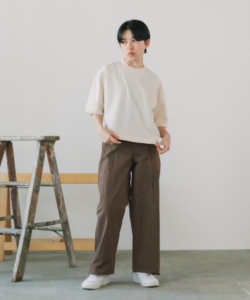 tシャツ LOS ANGELES APPAREL/ロサンゼルスアパレル 6.5OZ GARMENT DYE CREW NECK CROPPED TEE