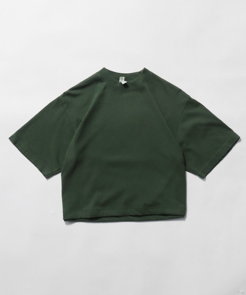 tシャツ LOS ANGELES APPAREL/ロサンゼルスアパレル 6.5OZ GARMENT DYE CREW NECK CROPPED TEE