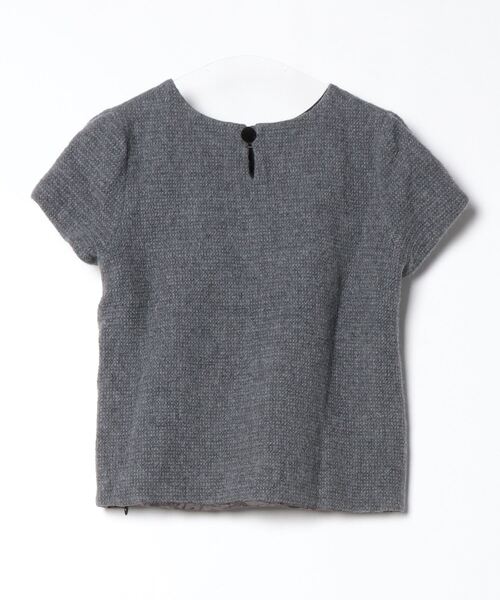 「HONORE」 半袖ブラウス - グレー レディース_画像2