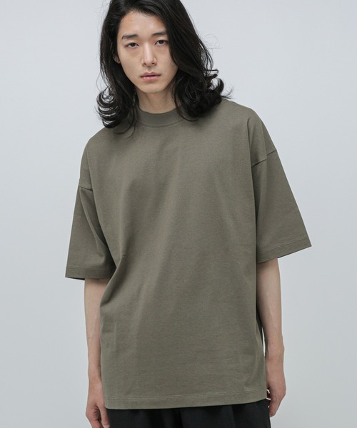 「NANO universe」 半袖Tシャツ S ブルー メンズ