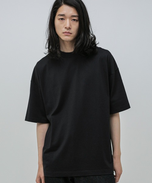 「NANO universe」 半袖Tシャツ S ブルー メンズ