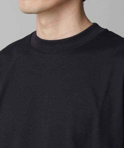 「NANO universe」 半袖Tシャツ S ブルー メンズ