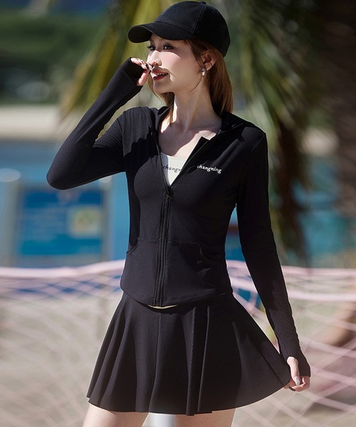 ■韓国■ 指穴開き 長袖モノキニ バックオープン ラッシュガード org.jpg