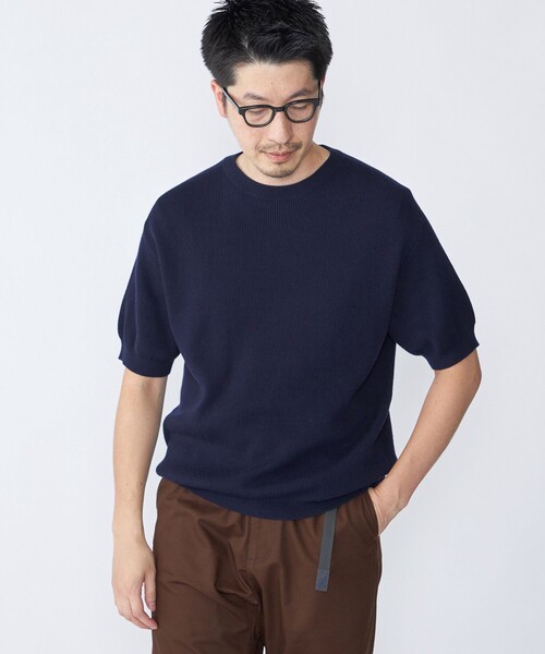 SHIPS（シップス） tシャツ SHIPS: 奥山メリヤス ニット Tシャツ