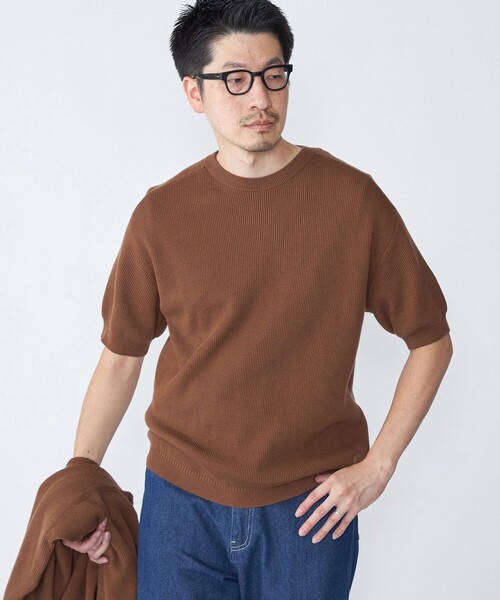 SHIPS（シップス） tシャツ SHIPS: 奥山メリヤス ニット Tシャツ