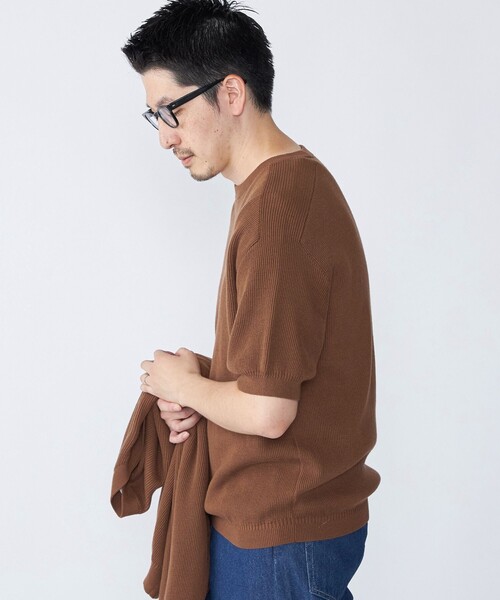 SHIPS（シップス） tシャツ SHIPS: 奥山メリヤス ニット Tシャツ