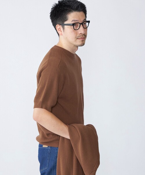 SHIPS（シップス） tシャツ SHIPS: 奥山メリヤス ニット Tシャツ