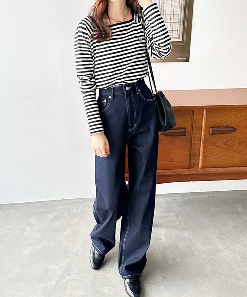 「U.S. POLO ASSN.」 長(zhǎng)袖カットソー LARGE グレー系その他 レディース