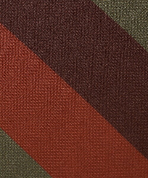 【美品】Errico Formicola／レジメンタル／ウールタイ／イタリア製 ERRICO FORMICOLA シルク レジメンタルネクタイ