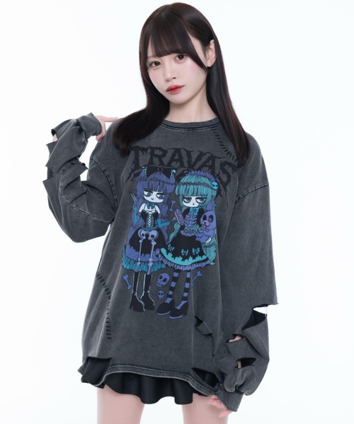 ❃新品・新作 TRAVAS TOKYO  カットソー❃ TRAVAS TOKYO（トラバストーキョー） tシャツ 「TRAVAS TOKYO/トラバス