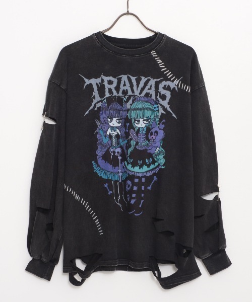 ❃新品・新作 TRAVAS TOKYO  カットソー❃ TRAVAS TOKYO（トラバストーキョー） tシャツ 「TRAVAS TOKYO/トラバス
