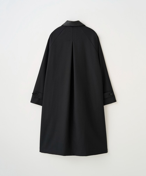ステンカラーコート コート LEATHER - COLLAR BALMACAAN COAT メンズ レディースの画像