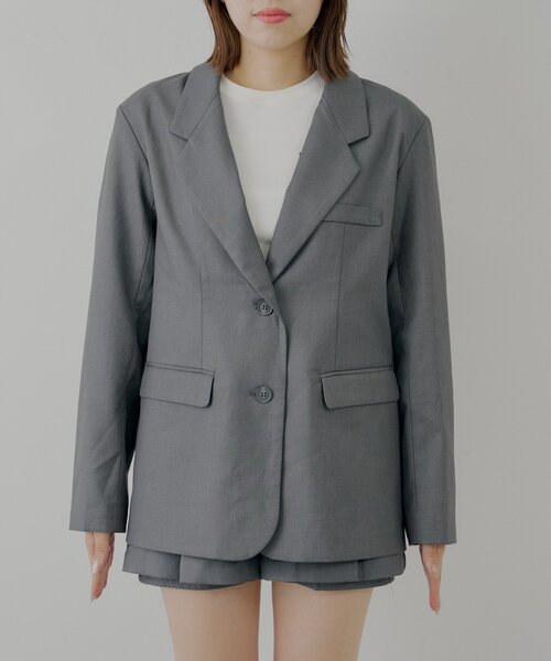 Chico（チコ） ジャケット テーラードジャケット ビッグショルダー