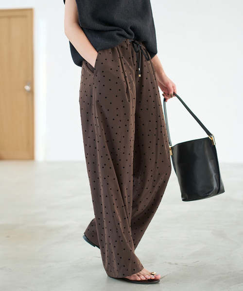 Spick＆Span（スピック アンド スパン） パンツ 「WEB限定」フロッキー