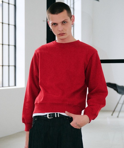 ※最終価格　RH  スウェット　レッド Regen Glanz トレーナー スウェット heavyweight cropped crewneck