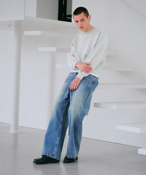 Regen Glanz トレーナー スウェット heavyweight cropped crewneck 