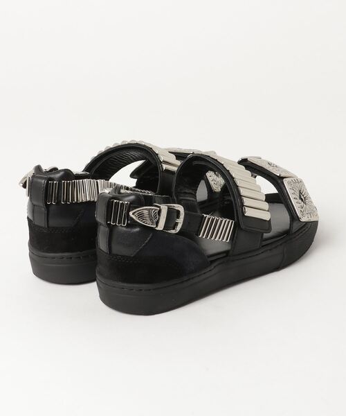 「Ray BEAMS」 「TOGA PULLA」フラットサンダル 36 ブラック レディースの画像