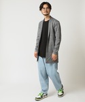 カーディガン 縦織り柄でスマートに魅せる! 春...の詳細画像1