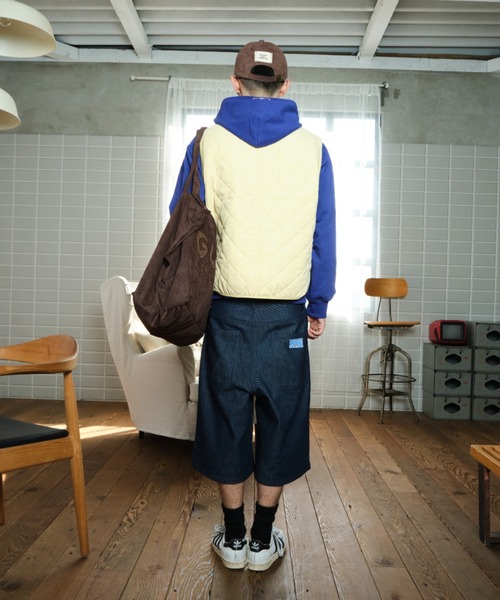 common gull products. キルティングベスト イエロー common gull products. コート アウター ぬるい風と一緒にキルティング
