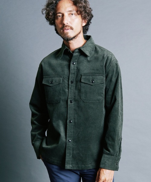 Magine（マージン） シャツ CTN CORDUROY WORK SHIRTS:コットン