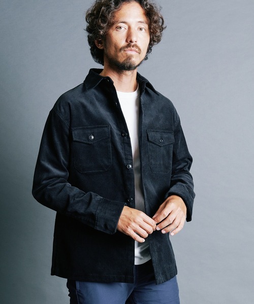 Magine（マージン） シャツ CTN CORDUROY WORK SHIRTS:コットン