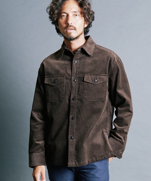 Magine（マージン） シャツ CTN CORDUROY WORK SHIRTS:コットン