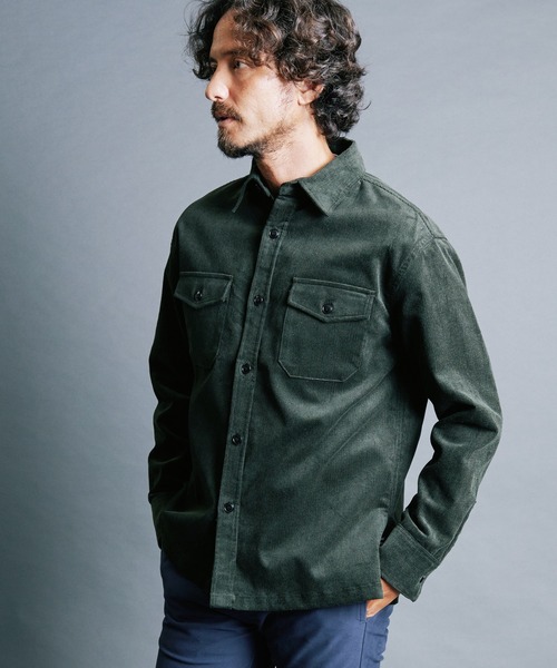 Magine（マージン） シャツ CTN CORDUROY WORK SHIRTS:コットン