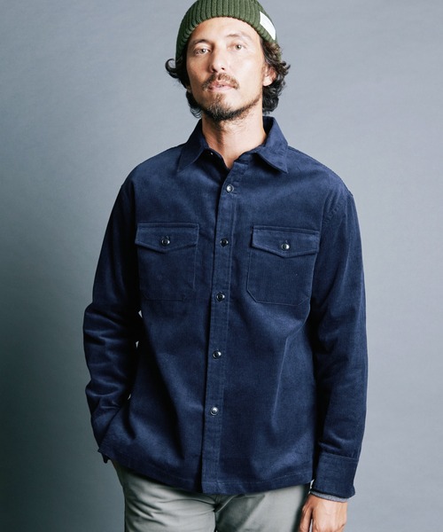 Magine（マージン） シャツ CTN CORDUROY WORK SHIRTS:コットン