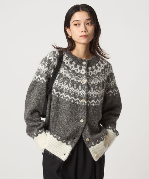 green label relaxing（グリーンレーベルリラクシング） カーディガン