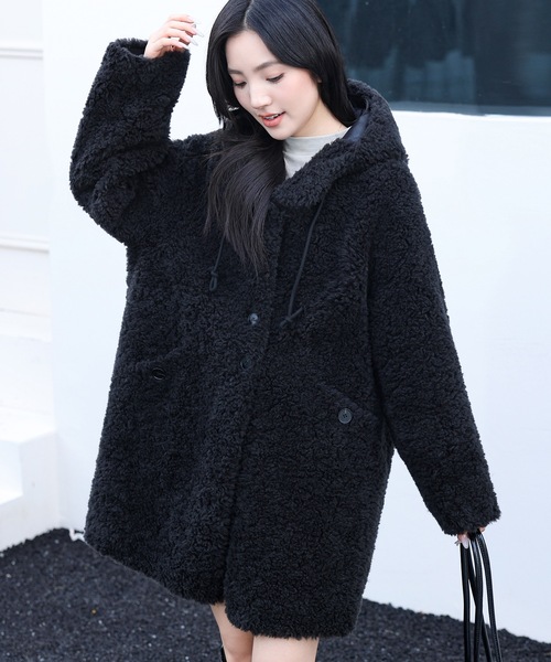 Lace Ladies（レースレディース） コート アウター フーデット ミドル